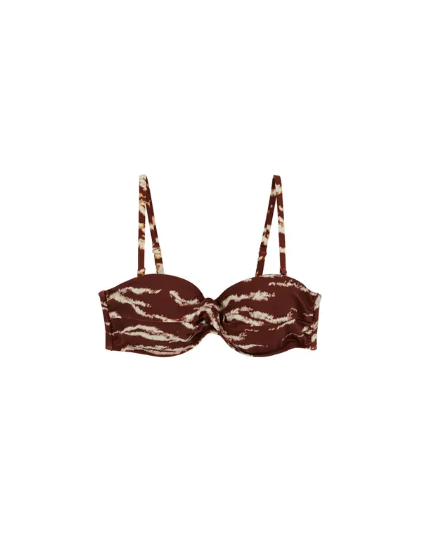 WE Fashion WE Fashion Bikini gornji dio  boja pijeska / tamno crvena