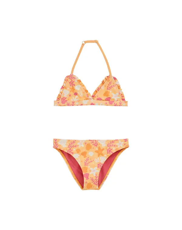 WE Fashion WE Fashion Bikini  narančasta / roza / bijela
