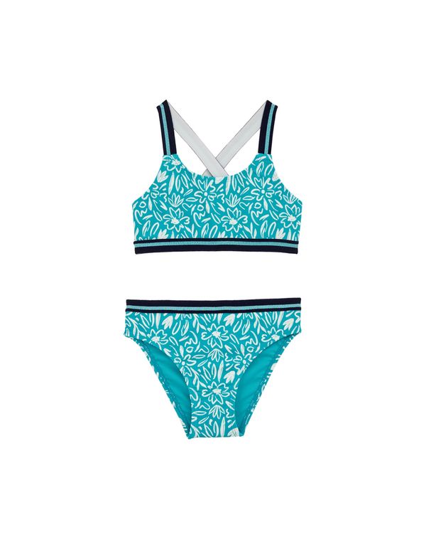 WE Fashion WE Fashion Bikini  tirkiz / crna / bijela