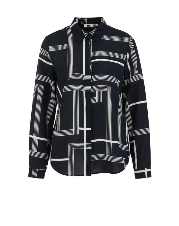 WE Fashion WE Fashion Bluza  bež / crna / bijela