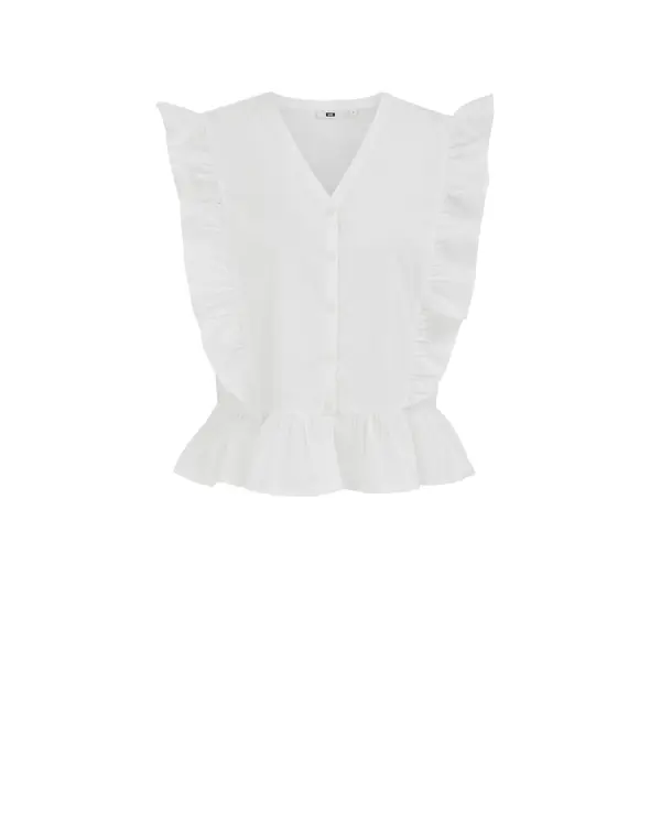 WE Fashion WE Fashion Bluza  bijela