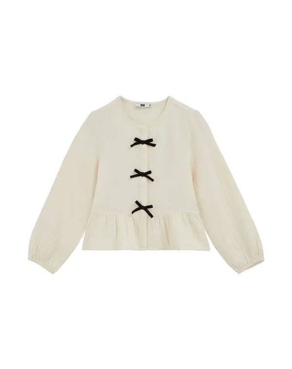 WE Fashion WE Fashion Bluza  boja pijeska / crna