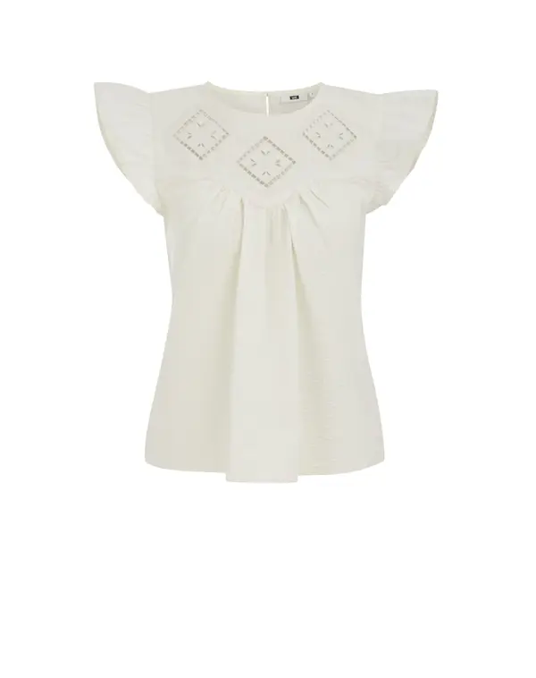 WE Fashion WE Fashion Bluza  boja slonovače