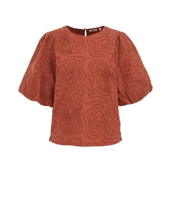 WE Fashion WE Fashion Bluza  hrđavo crvena