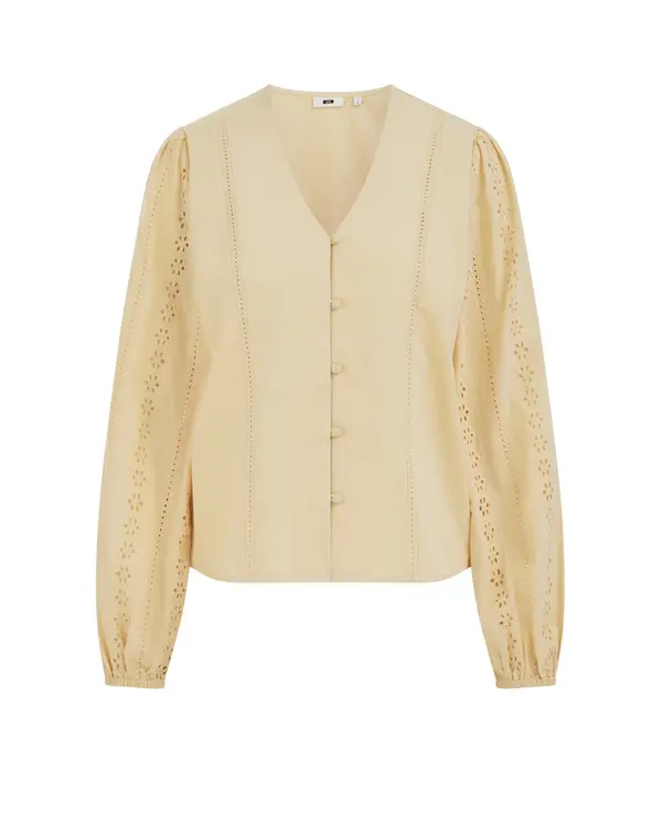 WE Fashion WE Fashion Bluza  pastelno žuta