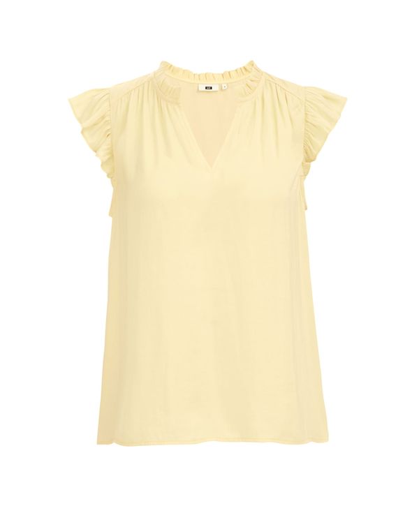 WE Fashion WE Fashion Bluza  pastelno žuta