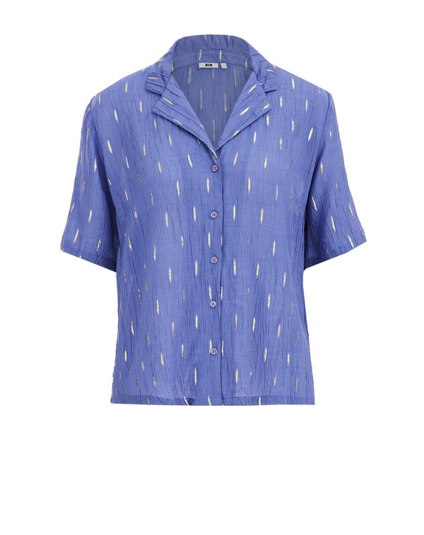 WE Fashion WE Fashion Bluza  plava / bijela