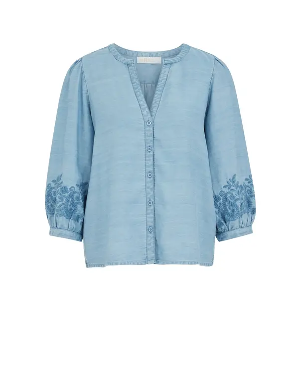 WE Fashion WE Fashion Bluza  plava / svijetloplava