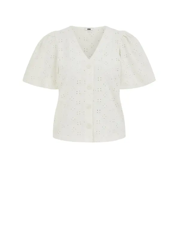 WE Fashion WE Fashion Bluza  prljavo bijela
