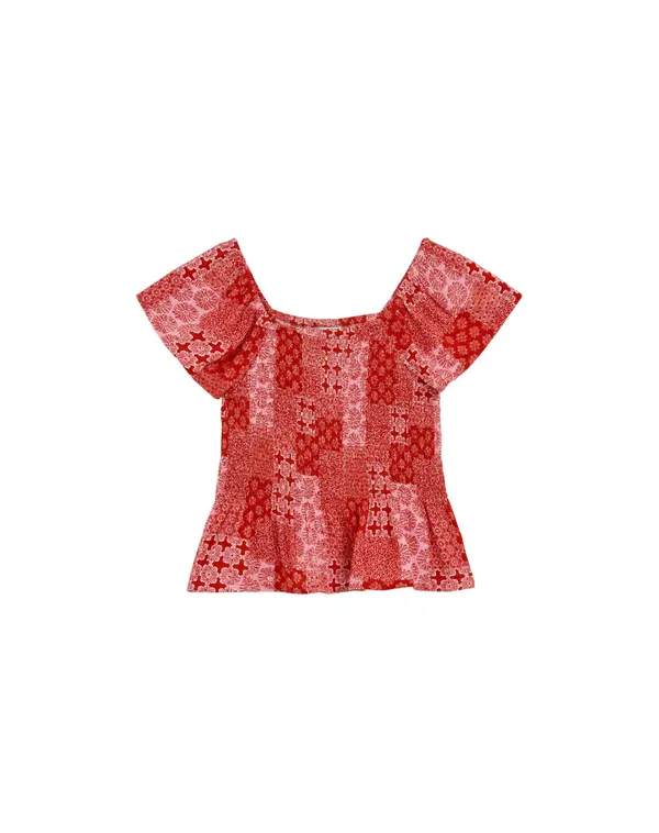 WE Fashion WE Fashion Bluza  roza / crvena