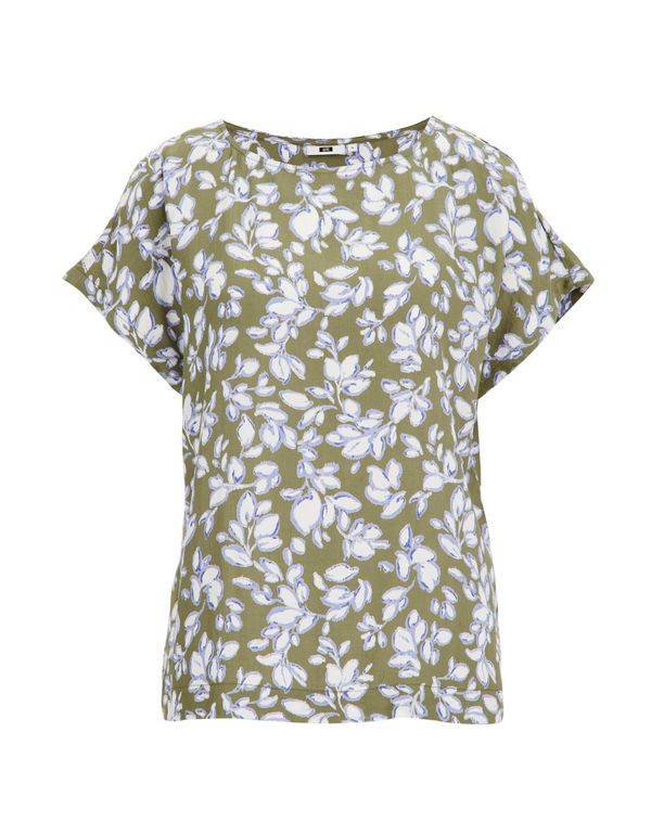 WE Fashion WE Fashion Bluza  safirno plava / svijetloplava / maslinasta / bijela