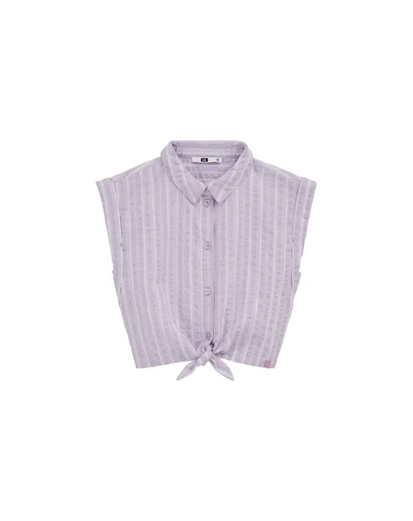 WE Fashion WE Fashion Bluza  svijetloljubičasta / bijela