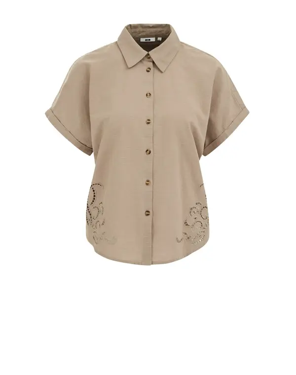 WE Fashion WE Fashion Bluza  tamno bež