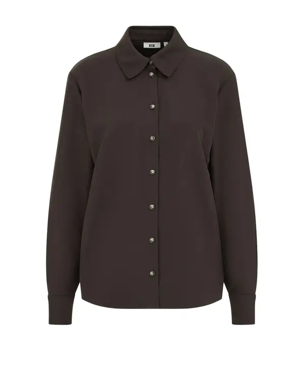 WE Fashion WE Fashion Bluza  tamno smeđa