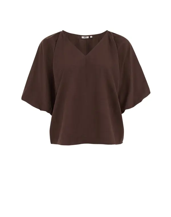 WE Fashion WE Fashion Bluza  tamno smeđa