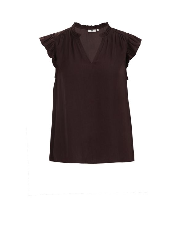 WE Fashion WE Fashion Bluza  tamno smeđa