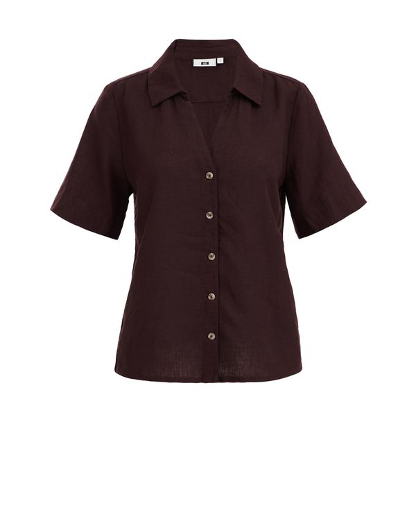 WE Fashion WE Fashion Bluza  tamno smeđa