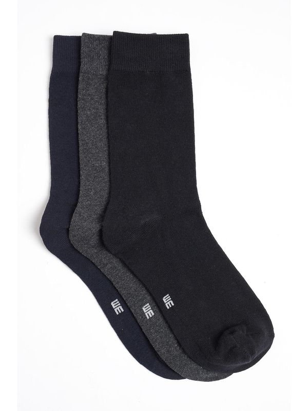 WE Fashion WE Fashion Čarape  mornarsko plava / siva / crna / bijela