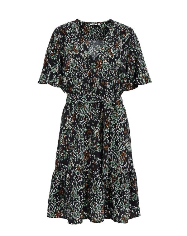 WE Fashion WE Fashion Haljina  karamela / menta / crna / bijela