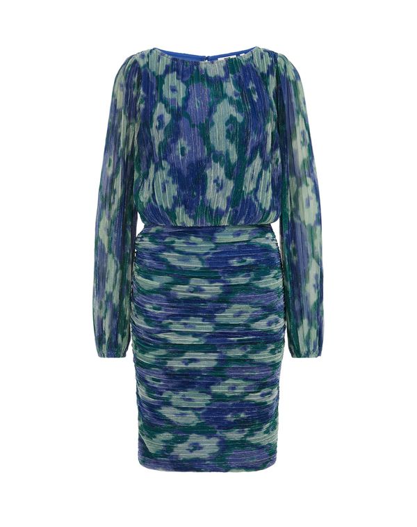 WE Fashion WE Fashion Haljina  kobalt plava / zelena