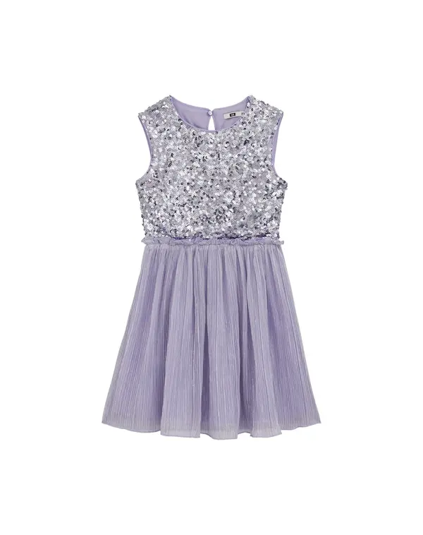 WE Fashion WE Fashion Haljina  lavanda / srebro