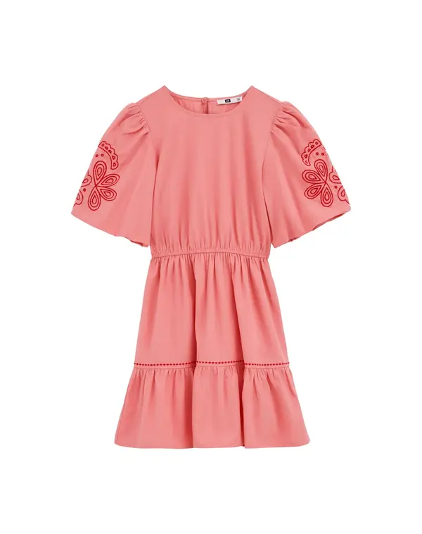 WE Fashion WE Fashion Haljina  roza / crvena