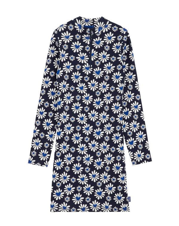 WE Fashion WE Fashion Haljina  tamno plava / bijela