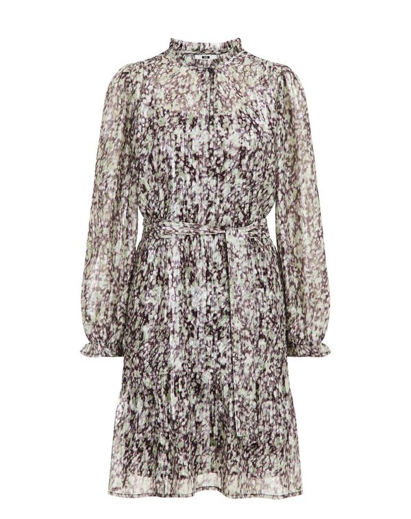 WE Fashion WE Fashion Haljina  zelena / crna