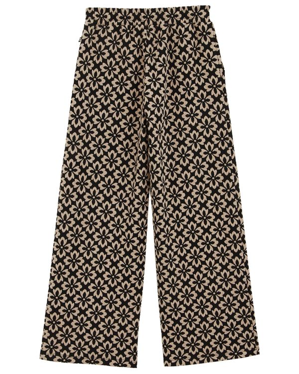 WE Fashion WE Fashion Hlače  bež / crna