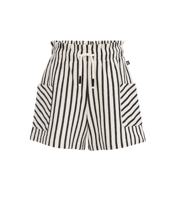 WE Fashion WE Fashion Hlače  crna / prljavo bijela