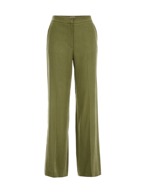 WE Fashion WE Fashion Hlače  maslinasta