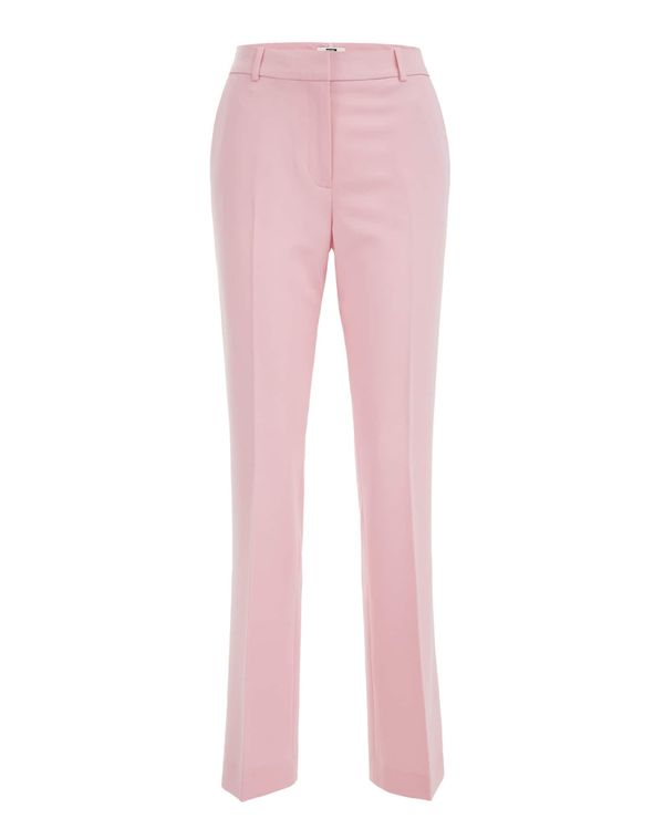 WE Fashion WE Fashion Hlače na crtu  svijetloroza