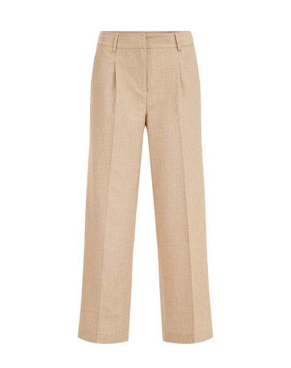 WE Fashion WE Fashion Hlače s naborima  bež