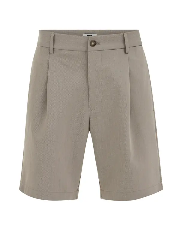 WE Fashion WE Fashion Hlače s naborima  taupe siva