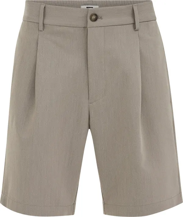 WE Fashion WE Fashion Hlače s naborima  taupe siva