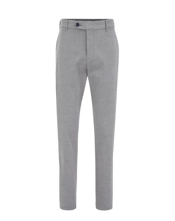 WE Fashion WE Fashion Hlače  siva melange