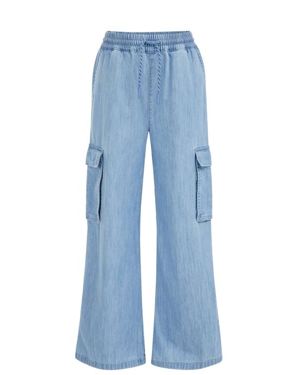 WE Fashion WE Fashion Hlače  svijetloplava