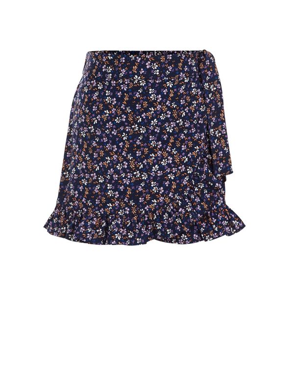 WE Fashion WE Fashion Hlače  tamno plava / miks boja