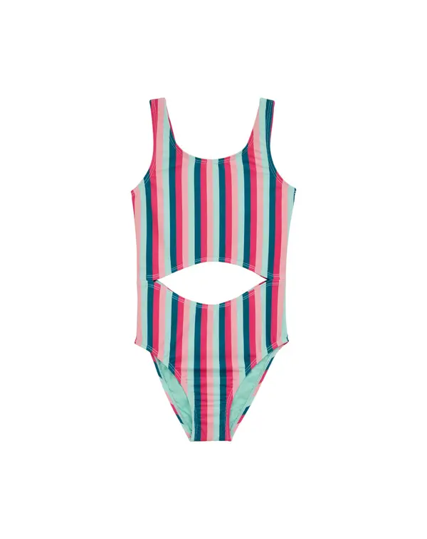 WE Fashion WE Fashion Jednodijelni kupaći kostim  petrol / menta / purpurna / pastelno crvena