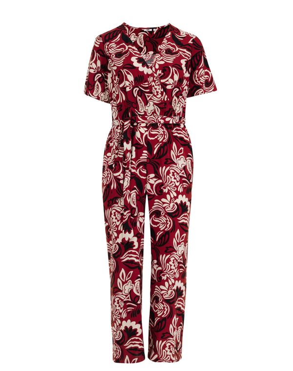 WE Fashion WE Fashion Kombinezon  hrđavo smeđa / crna / bijela