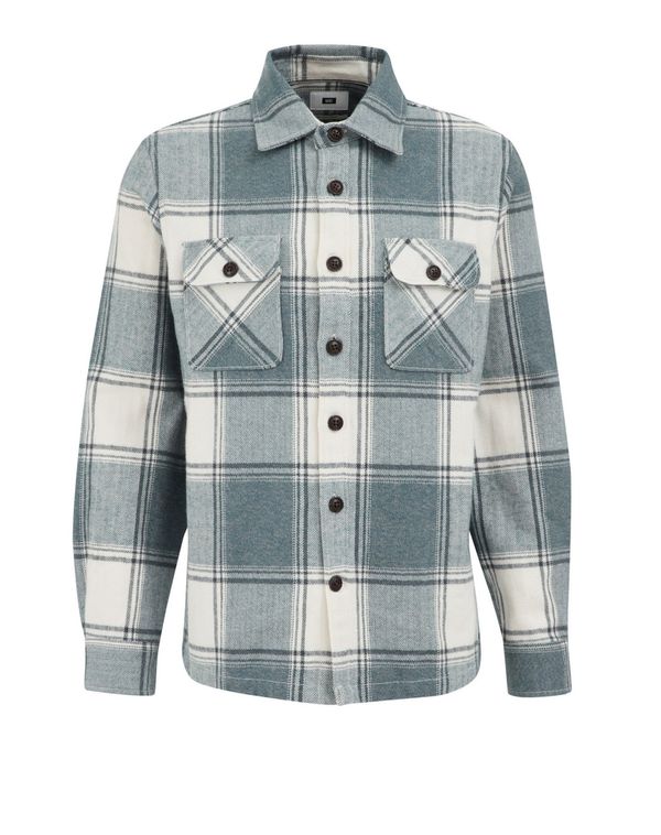 WE Fashion WE Fashion Košulja  bež / svijetloplava