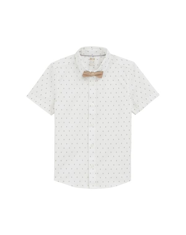 WE Fashion WE Fashion Košulja  čokolada / cappuccino / bijela