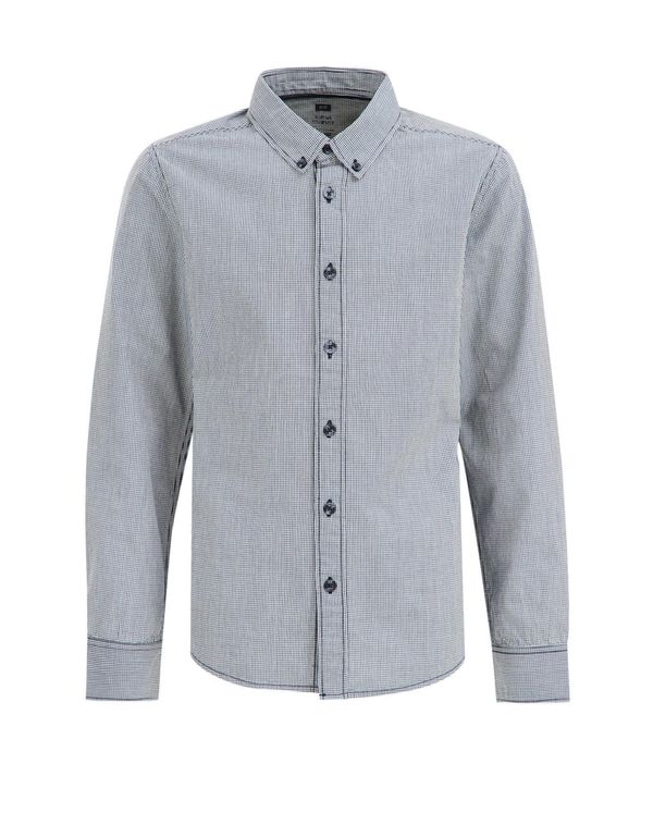 WE Fashion WE Fashion Košulja  crna / bijela