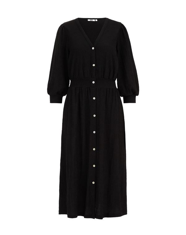 WE Fashion WE Fashion Košulja haljina  crna