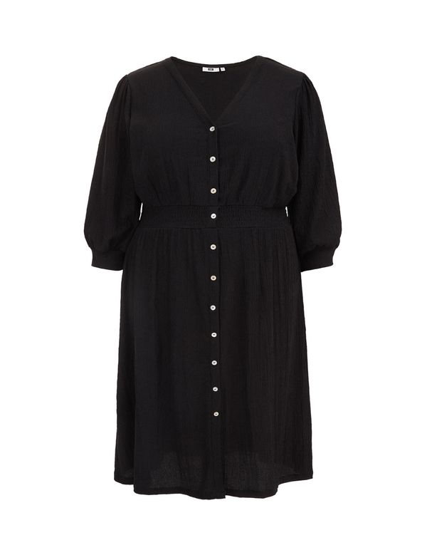 WE Fashion WE Fashion Košulja haljina  crna