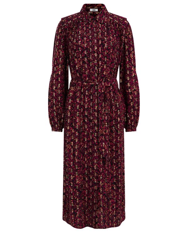 WE Fashion WE Fashion Košulja haljina  marelica / roza / crna / bijela