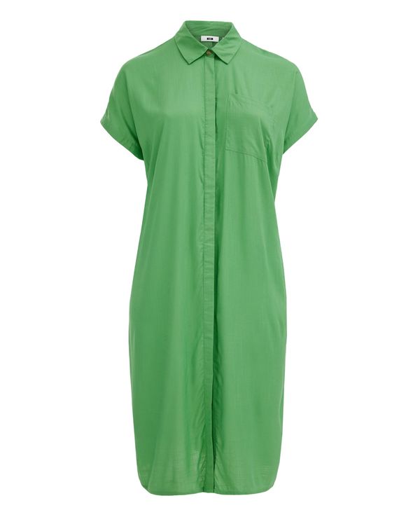 WE Fashion WE Fashion Košulja haljina  zelena