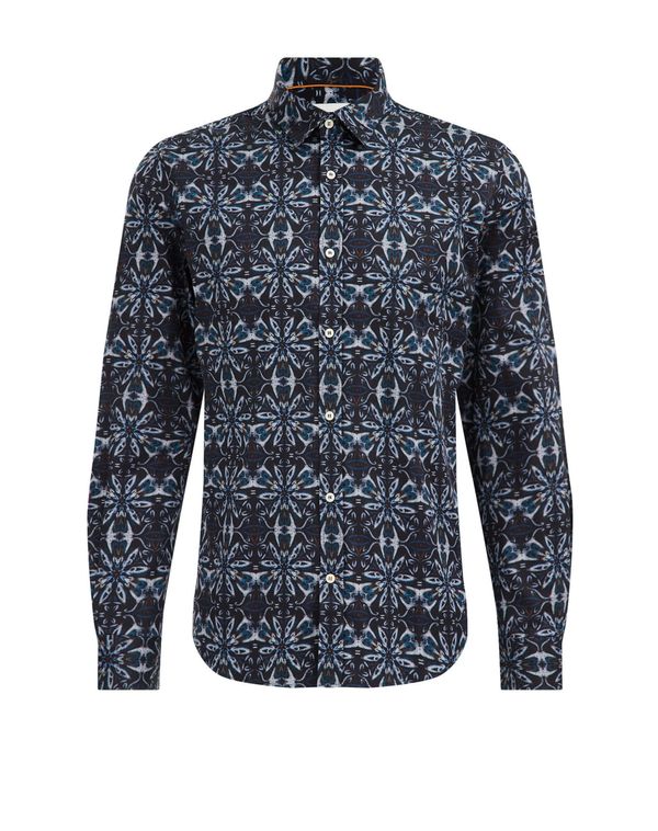 WE Fashion WE Fashion Košulja  plava melange / crna