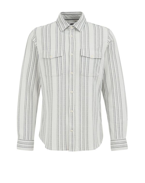 WE Fashion WE Fashion Košulja  svijetlosiva / crna