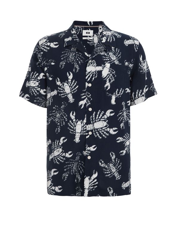 WE Fashion WE Fashion Košulja  tamno plava / bijela